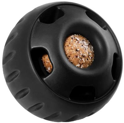 Image of a large black superchewer pupsicle ball 