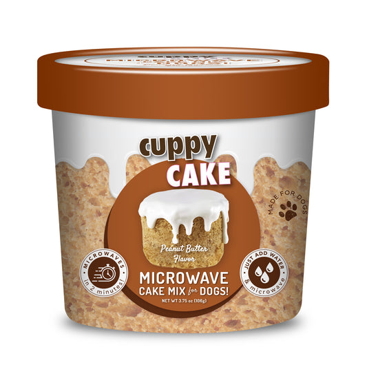 Puppy Cakes Cuppy Cake - Peanut Butter Flavor
