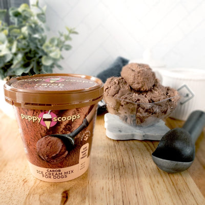 Puppy Cakes - Puppy Scoops Ice Cream Mix Carob Dog Treats Puppy Cakes