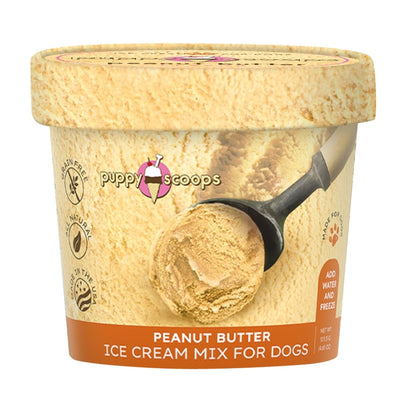 Puppy Cakes - Puppy Scoops Ice Cream Mix - Peanut Butter Dog Treats Puppy Cakes