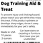 Quail feet Dog Training aid & Treat Pet Quailz.com by Undique LLC