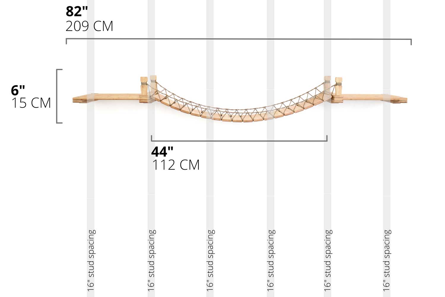 Cat Wall Bridge and Shelf Set Cat Bridge Catastrophic Creations