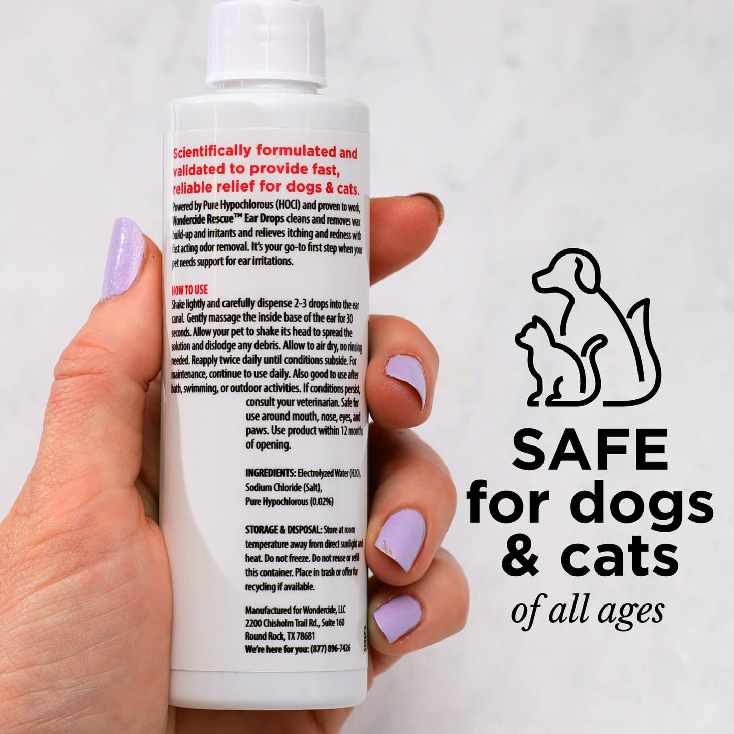 Wondercide RESCUE™ Ear Drops sale Wondercide