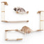 The Roman - A Wall Mounted Cat Scratcher Tree Cat Condo Catastrophic Creations