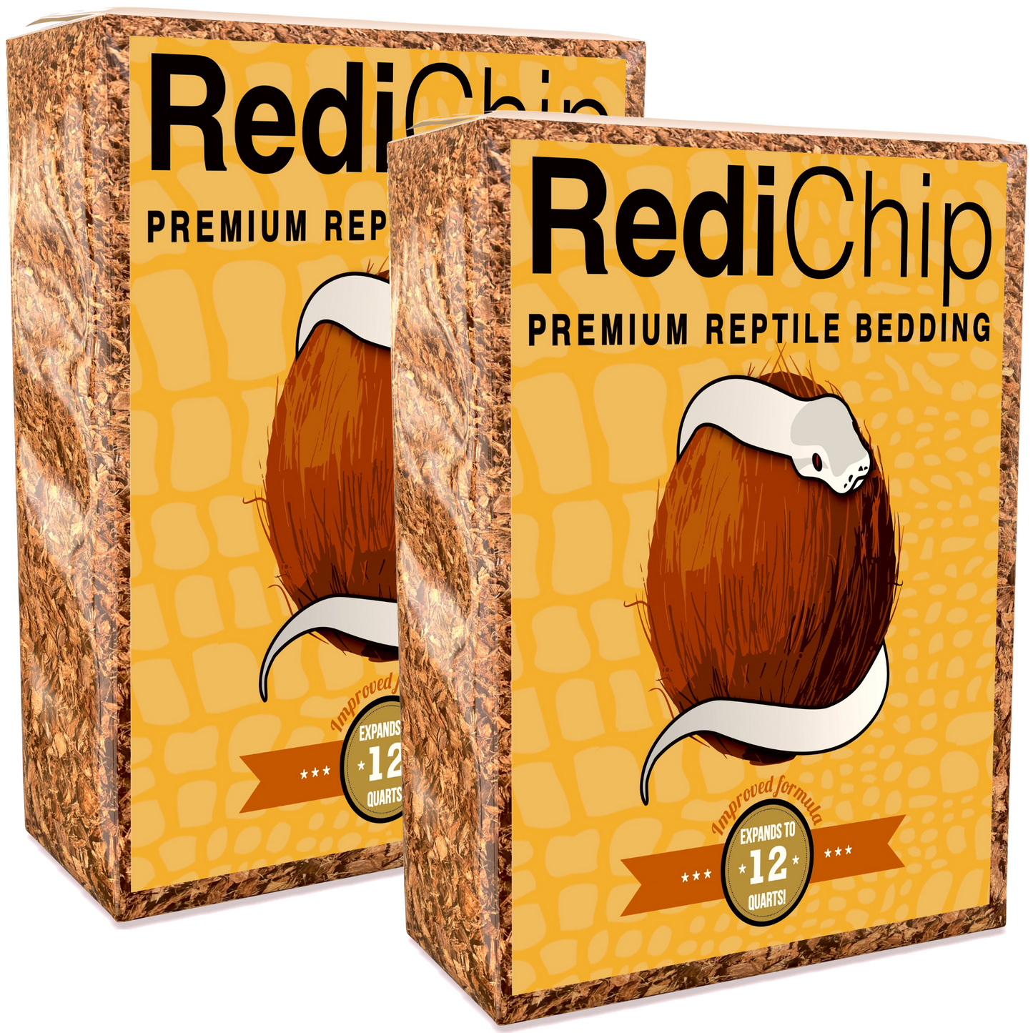 RediChip Premium Medium Sized Coconut Chips; Ready to Use Substrate ReptiChip LLC