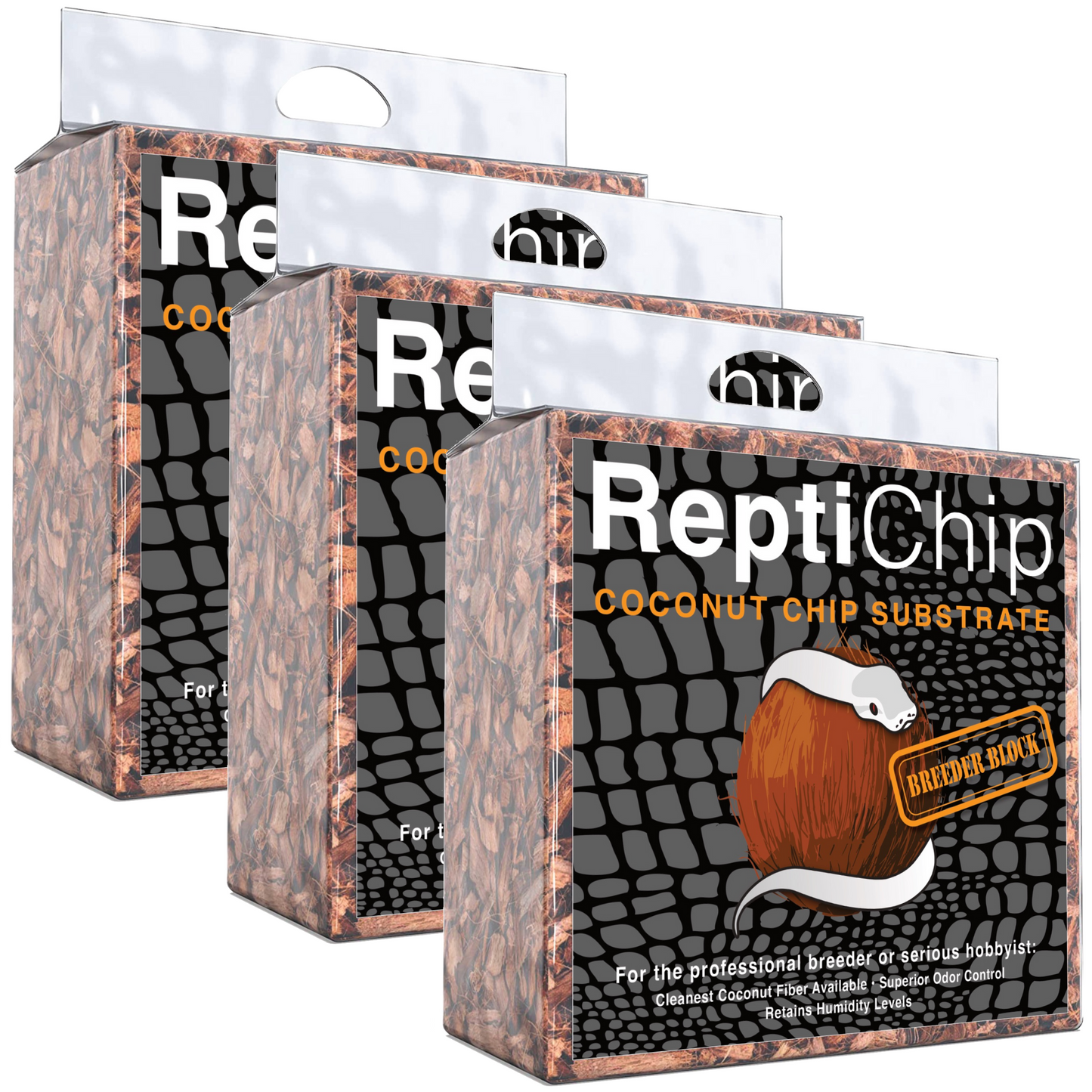 ReptiChip Breeder Blocks and Bundles 3 Pack Substrate ReptiChip LLC