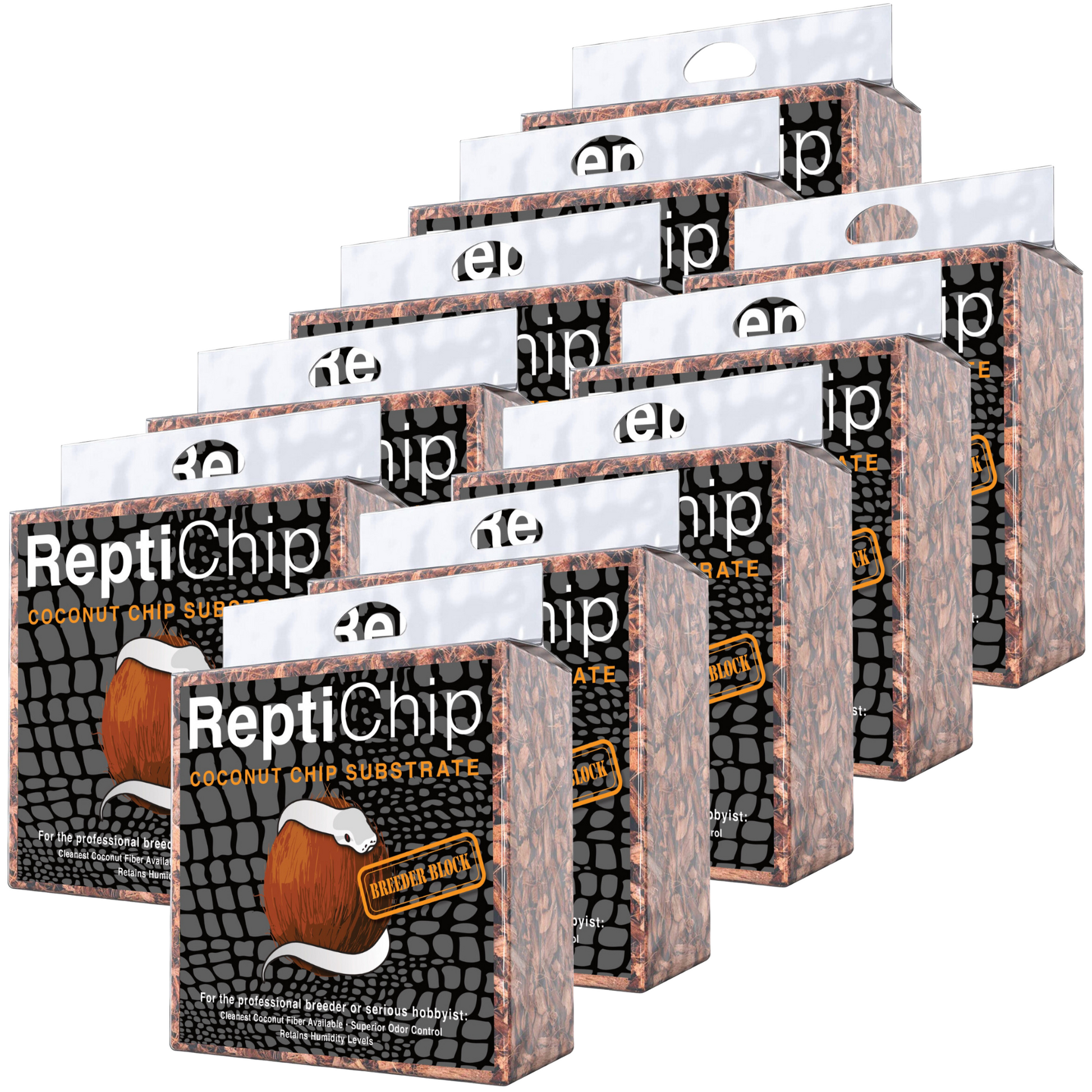 ReptiChip Breeder Blocks and Bundles 10 Pack Substrate ReptiChip LLC
