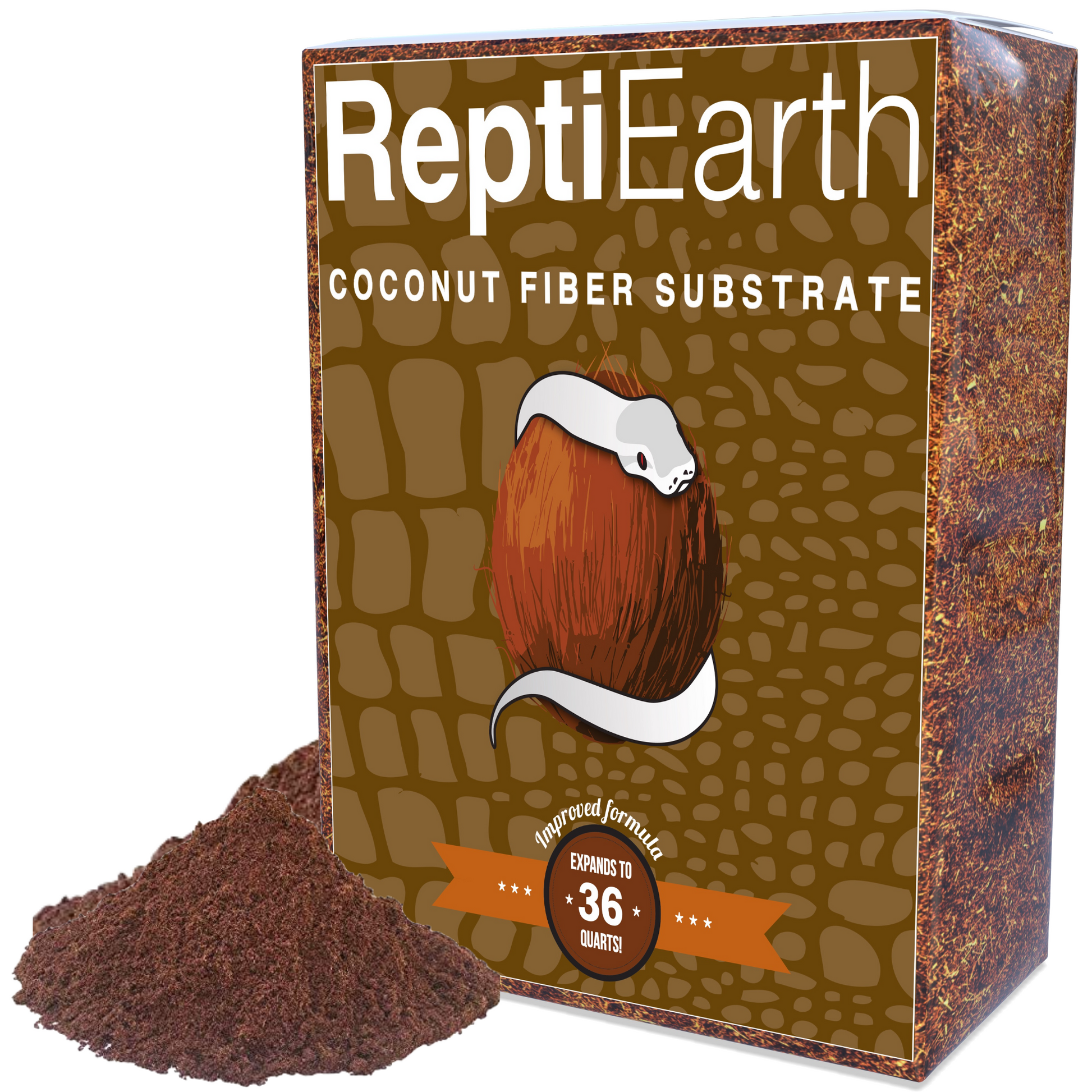 ReptiEarth Fine Coconut Fiber Mix; Ready to Use 36 Quart Substrate ReptiChip LLC