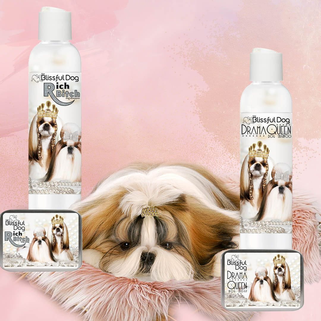 Shih Tzu Rich Bitch & Drama Queen Shampoo SHAMPOO The Blissful Dog