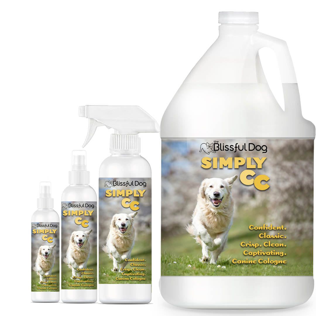 Simply CC Dog Cologne for the Classically Confident Canine Cologne The Blissful Dog