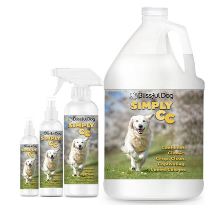 Simply CC Dog Cologne for the Classically Confident Canine Cologne The Blissful Dog