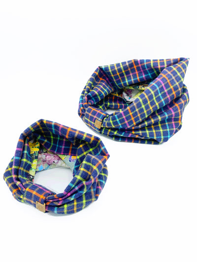 'Brett' Reversible Pet Snood Dog Snood BESPOKE PAWS