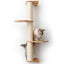 Wall Mounted Cat Climbing Pole - Sisal Cat Scratcher Catastrophic Creations