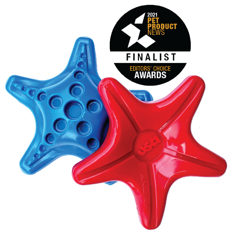Starfish Nylon Dog Chew Toy for Aggressive Chewers | USA Made | SodaPup Nylon Dog Toys SodaPup/True Dogs, LLC