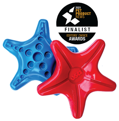 Starfish Nylon Dog Chew Toy for Aggressive Chewers | USA Made | SodaPup Nylon Dog Toys SodaPup/True Dogs, LLC