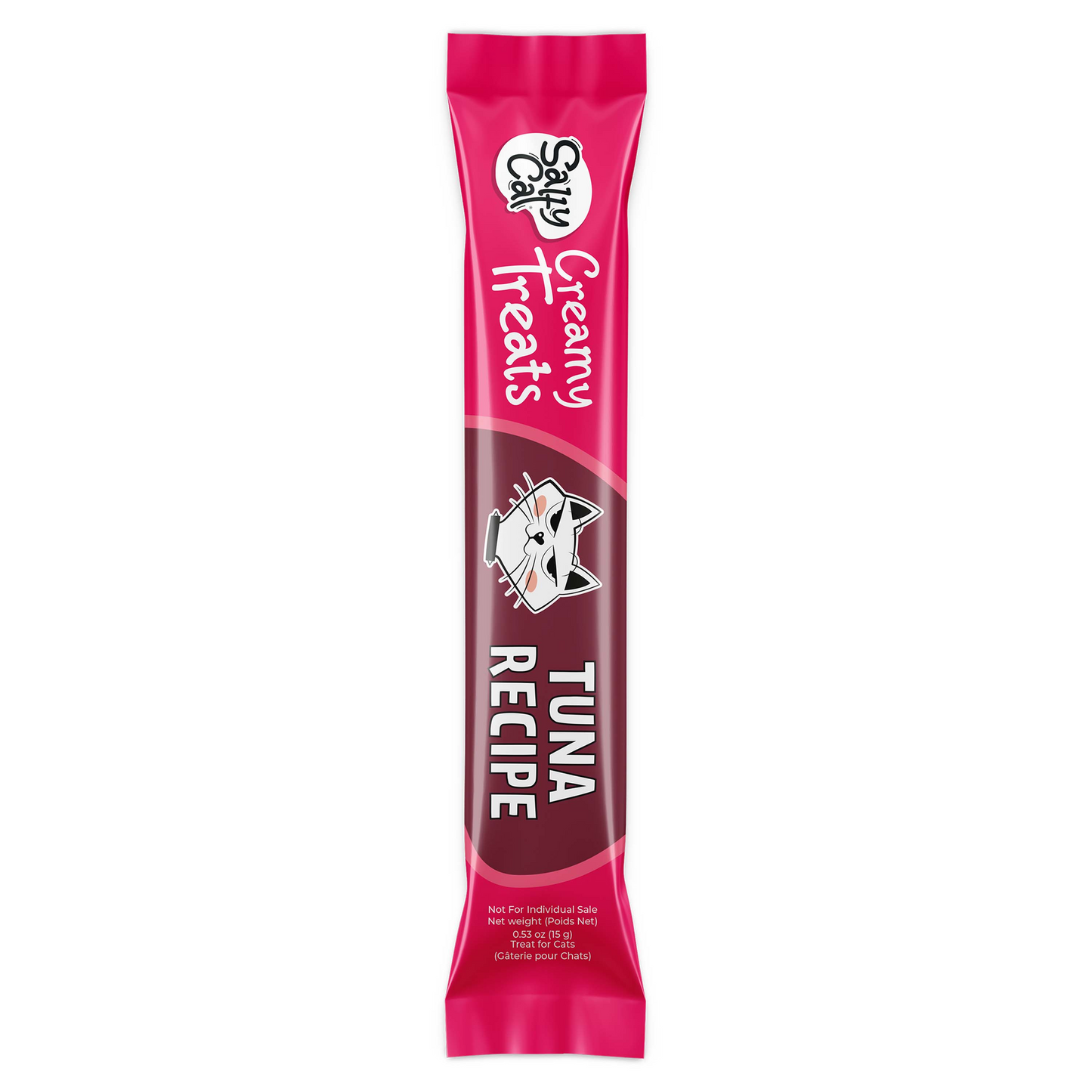 Salty Cat Purée All Day Everyday Tube Treat - Variety - 3 Pack BAG Cat Treats and Catnip salty cat