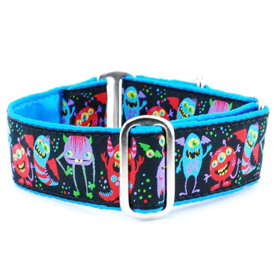 Monstro-City – Exclusive Buckle Martingale Dog Collar Martingale Dog Collar 2 Hounds Design