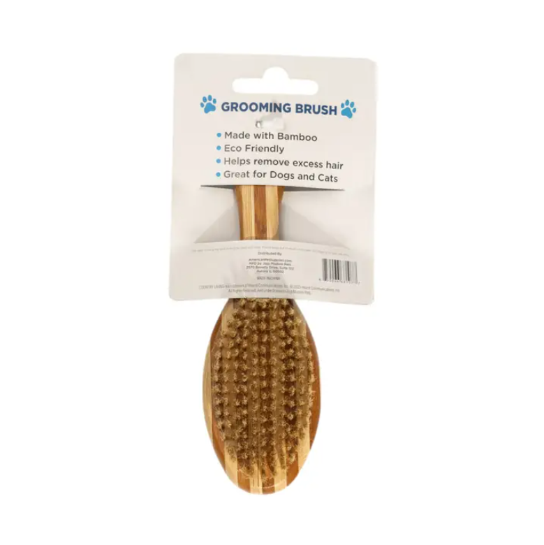 Country Living Dual-Sided Natural Wood Dog Brush - Ergonomic, Durable & Versatile Grooming Kits American Pet Supplies