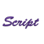 Embroidery Personalization Service Purple Script Service Dogline