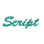 Embroidery Personalization Service Teal Script Service Dogline