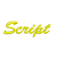 Embroidery Personalization Service Yellow Script Service Dogline