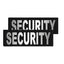 Removable Reflective Patches (Set of 2) "SECURITY" Dog Patches Dogline