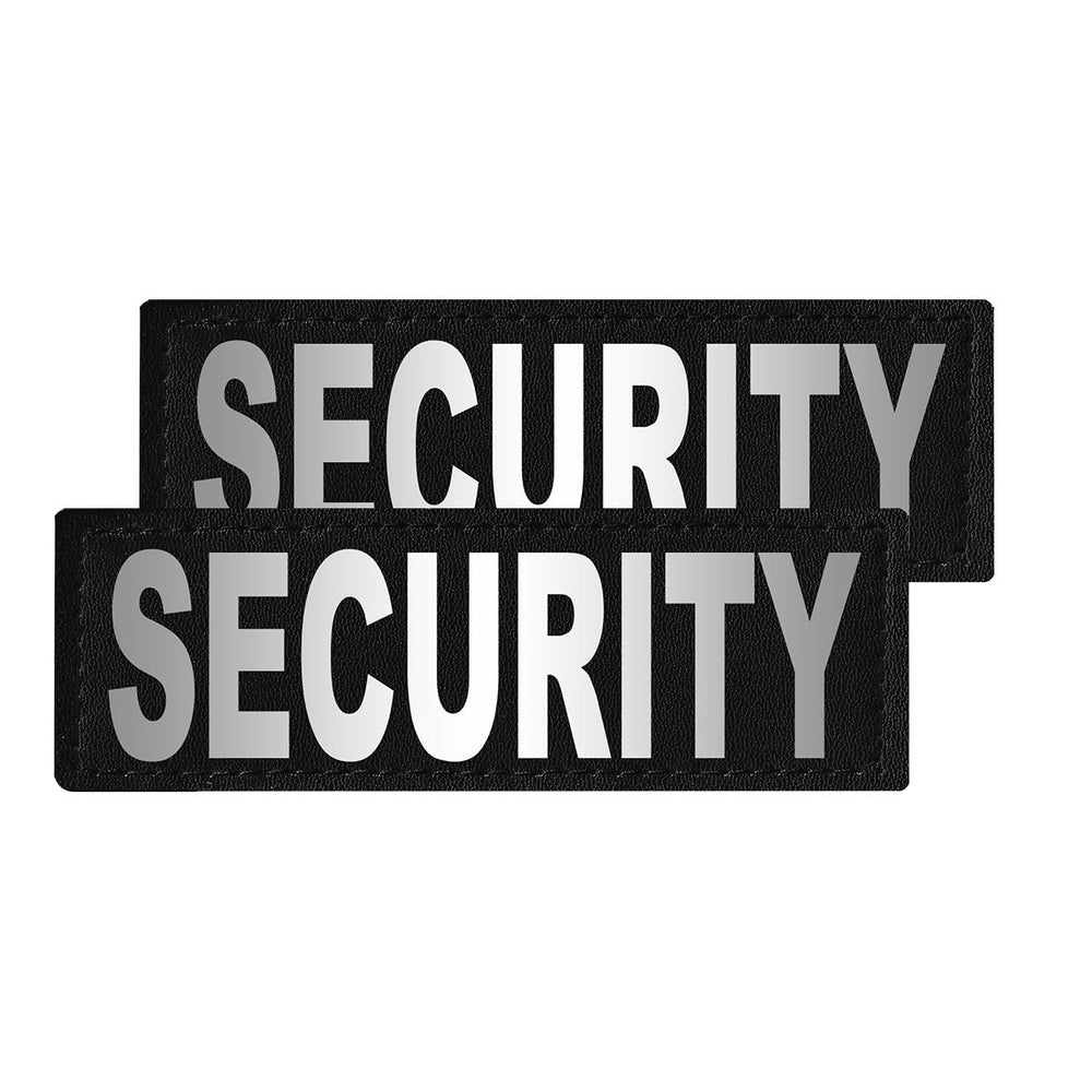 Removable Reflective Patches (Set of 2) "SECURITY" Dog Patches Dogline