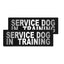 Removable Reflective Patches (Set of 2) "SERVICE DOG IN TRAINING" Dog Patches Dogline