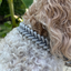 Fishtail Hand Braided Dog Collar in Graphite & Smoke Handmade Braided Collars Pawsh Pup Co.