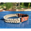 Fishtail Hand Braided Dog Collar in Tan & Cream Handmade Braided Collars Pawsh Pup Co.