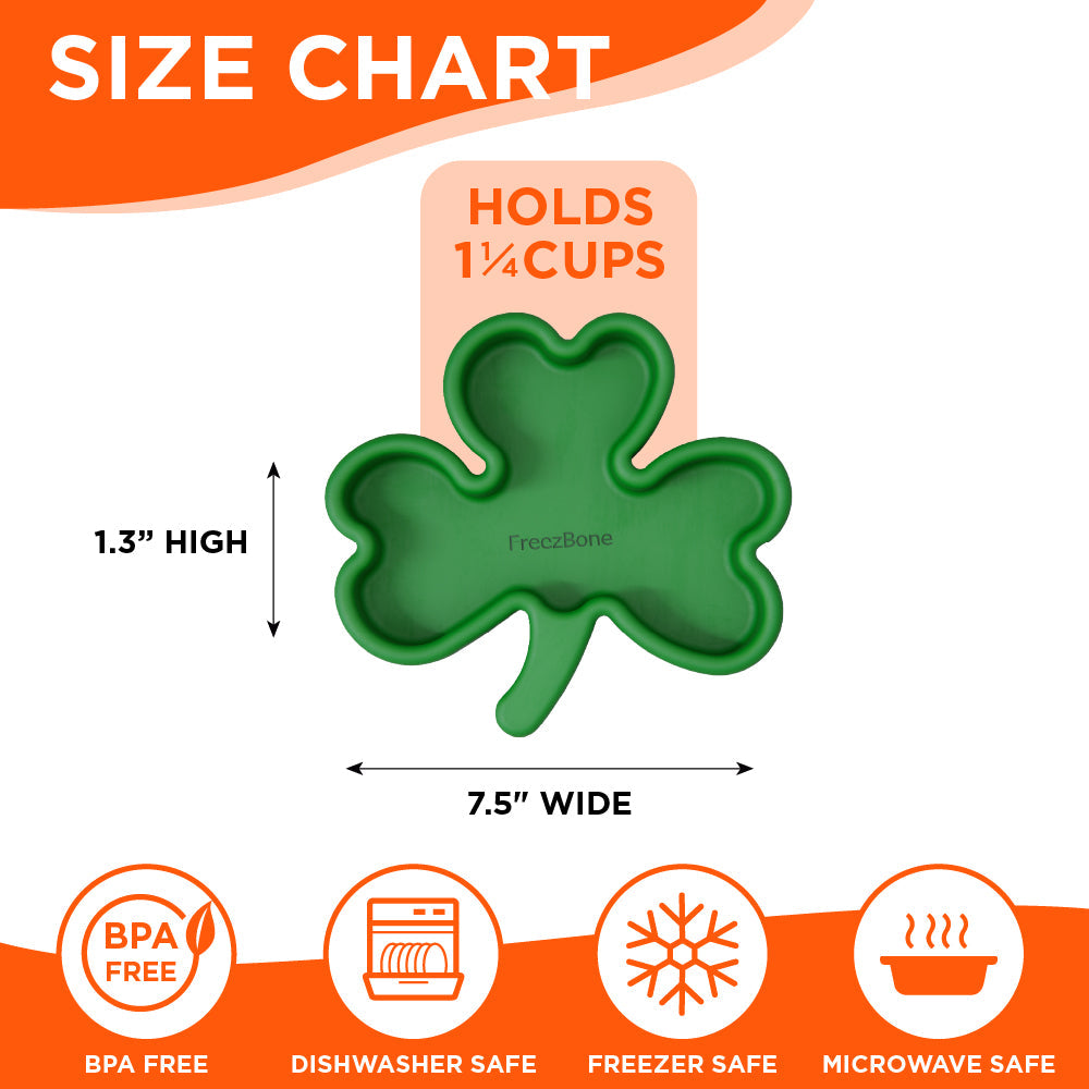 FreezShamrock - Premium Enrichment Toy Freezbone