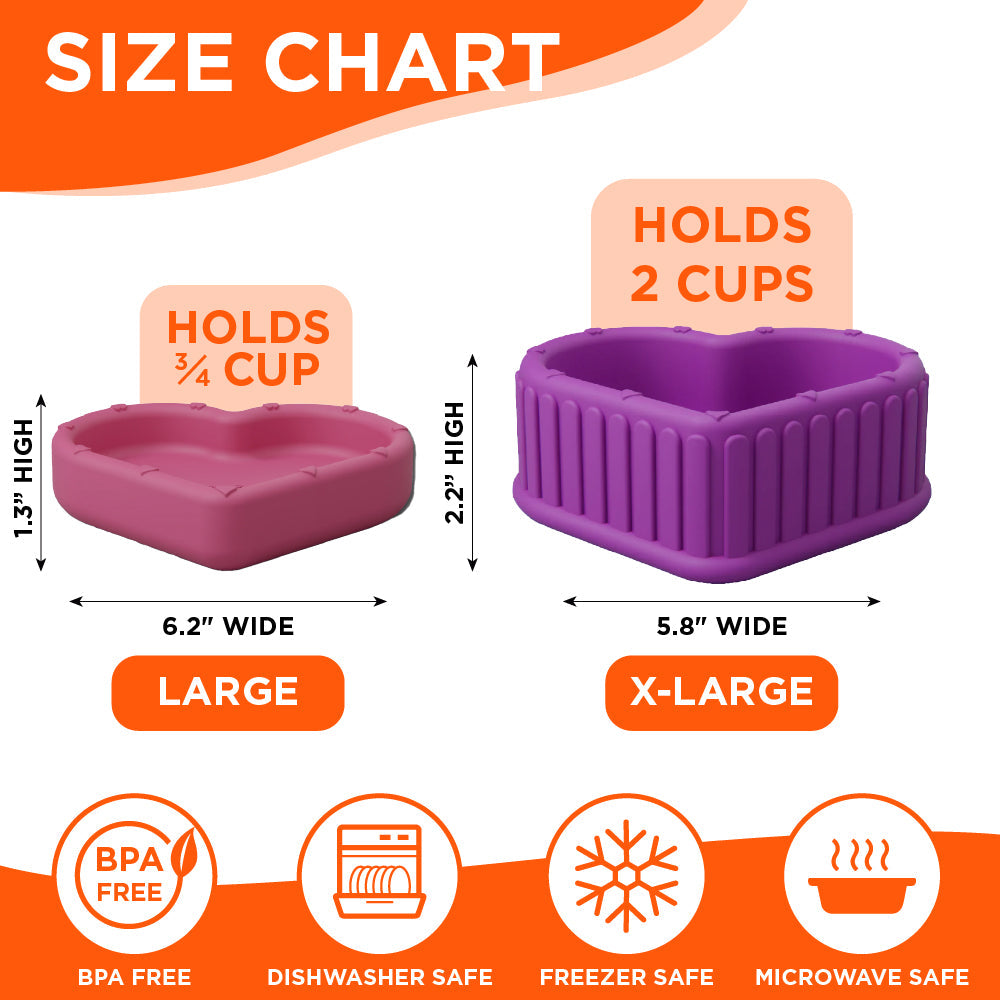 FreezHeart - Durable Heart Enrichment Chew Freezbone