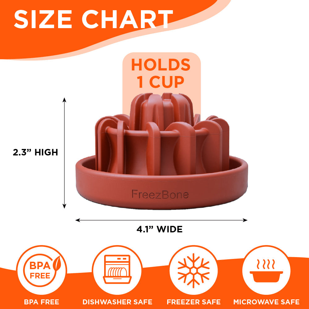 FreezLava Heavy-Duty Enrichment Chew Freezbone