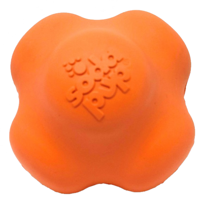 Crazy Bounce Ultra Durable Rubber Chew & Retrieving Toy Large Crazy Bounce - Orange Squeeze Rubber Dog Toys SodaPup/True Dogs, LLC