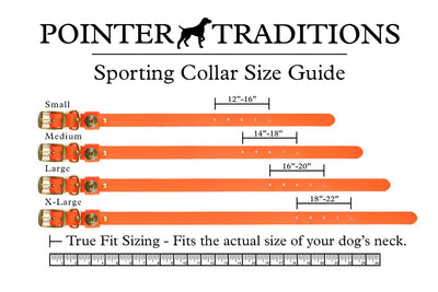 Sporting Dog Collar - Sunglow Yellow Dog Supplies Pointer Traditions