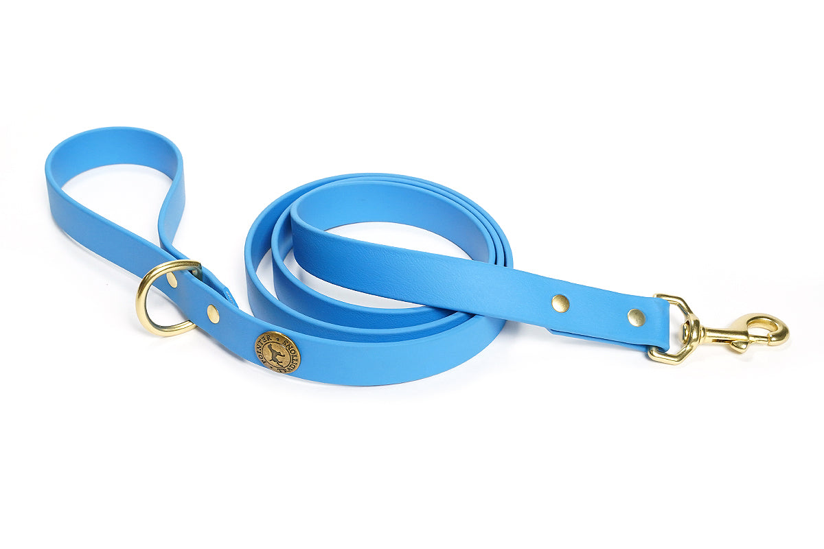 Sporting Dog Leash - Sky Blue Dog Supplies Pointer Traditions