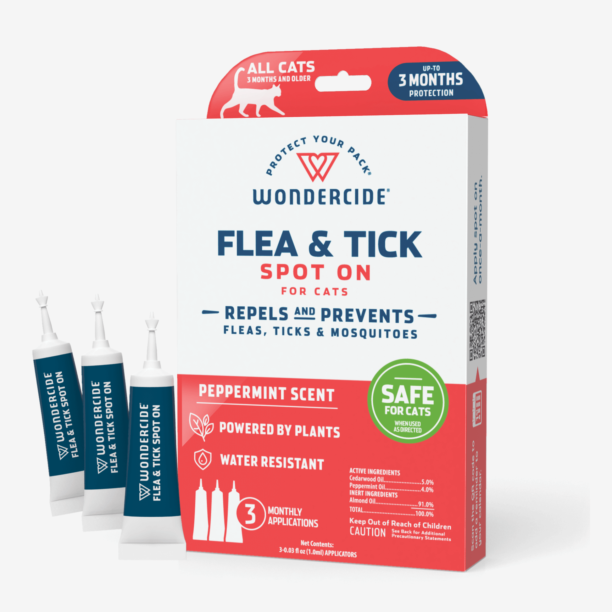 Flea & Tick Spot On for Dogs + Cats Cat sale Wondercide