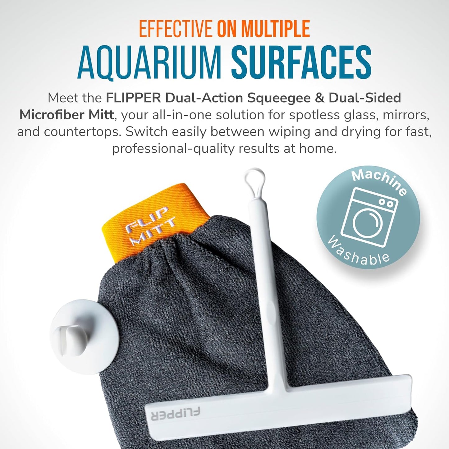 Flipper Mitt + Squeegee Set Flipper Accessories Flipper Aquarium Products