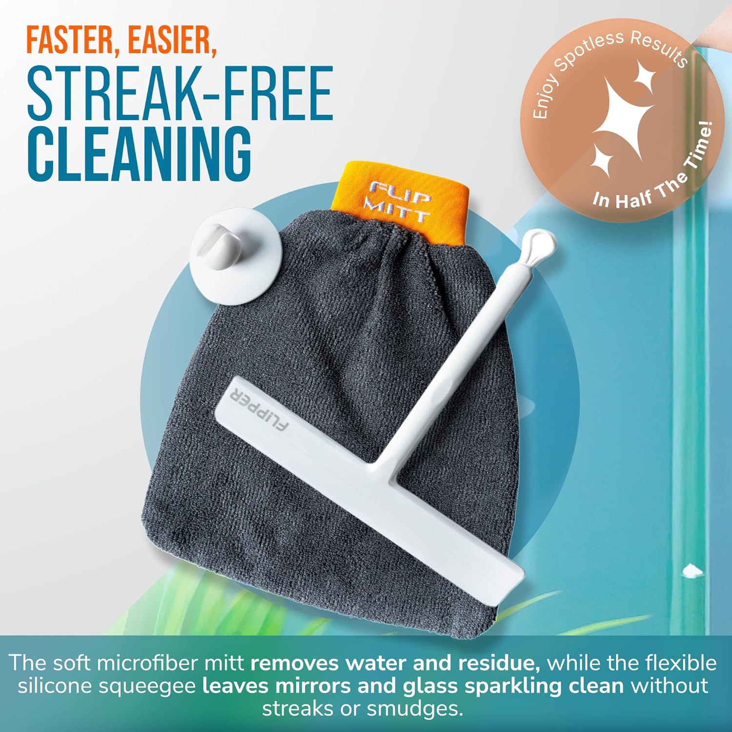 Flipper Mitt + Squeegee Set Flipper Accessories Flipper Aquarium Products