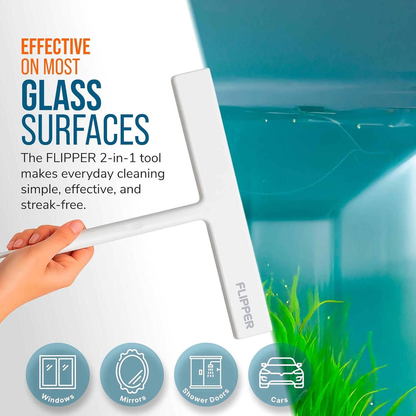 Flipper Mitt + Squeegee Set Flipper Accessories Flipper Aquarium Products