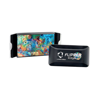 Flipper Edge Limited Edition Puffer 2 in 1 Floating Magnetic Aquarium Algae Cleaner (Standard) Scrubber Flipper Aquarium Products