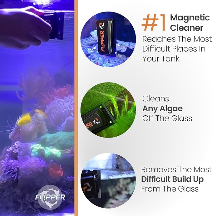 Flipper Standard Stainless Steel Replacement Blades 2 Pack Replacement Blades Flipper Aquarium Products