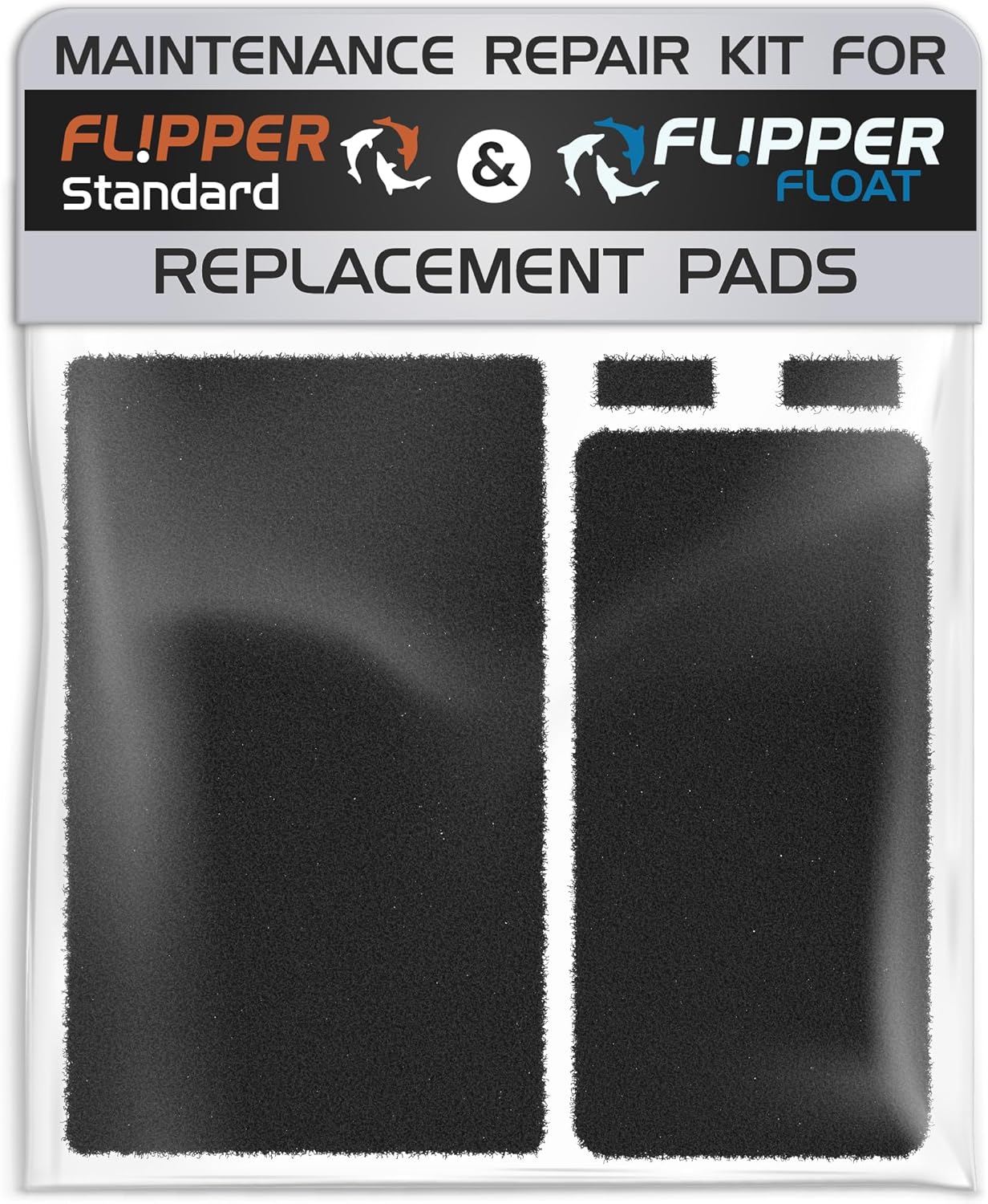 Flipper Standard Universal Maintenance Kit Replacement Blades Flipper Aquarium Products