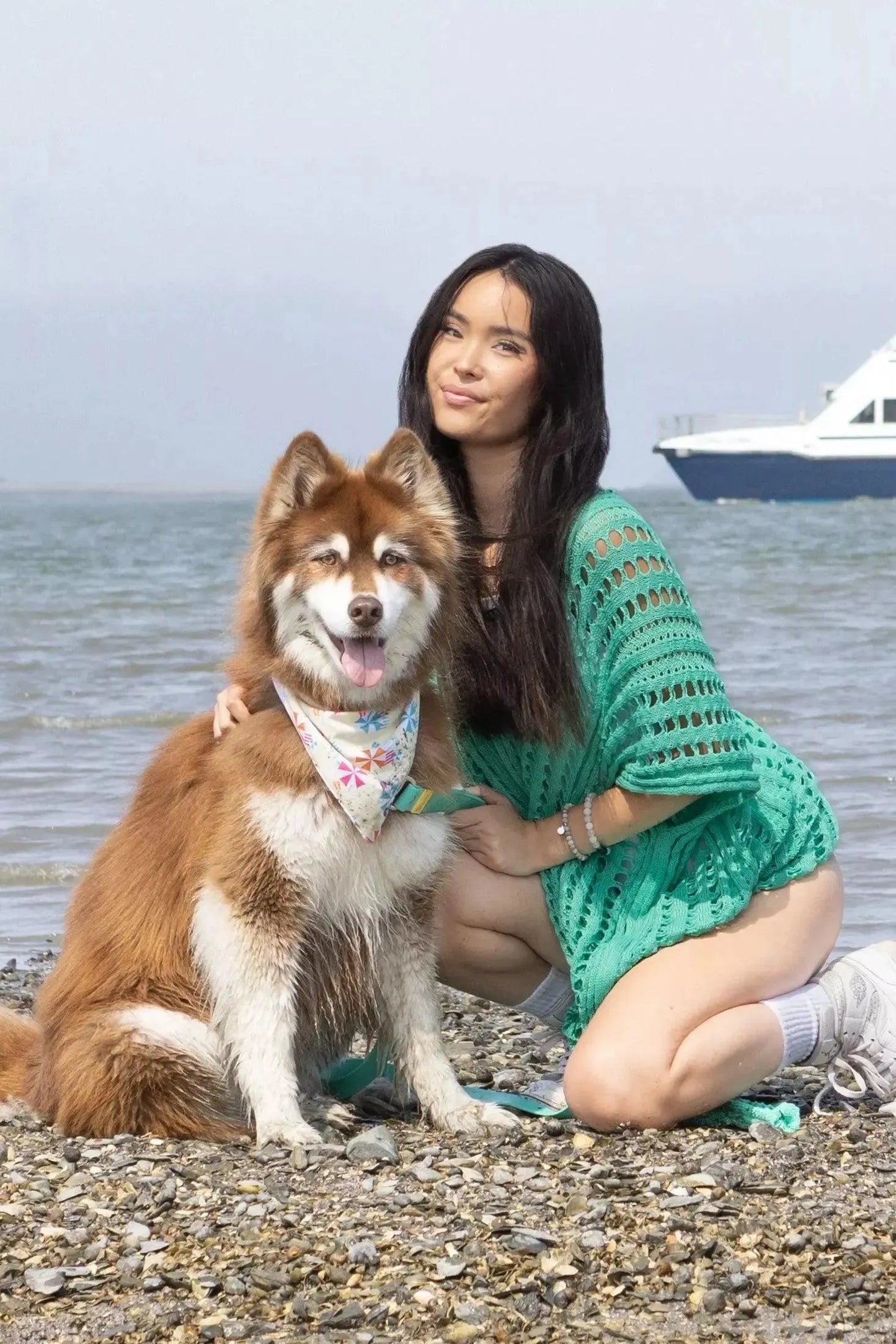 Sun & Shade Dog Bandana & Matching Keychain Dog Bandana Aria the Fox