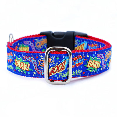 1″ Super Dog Essential Buckle Martingale Dog Collar 2 Hounds Design