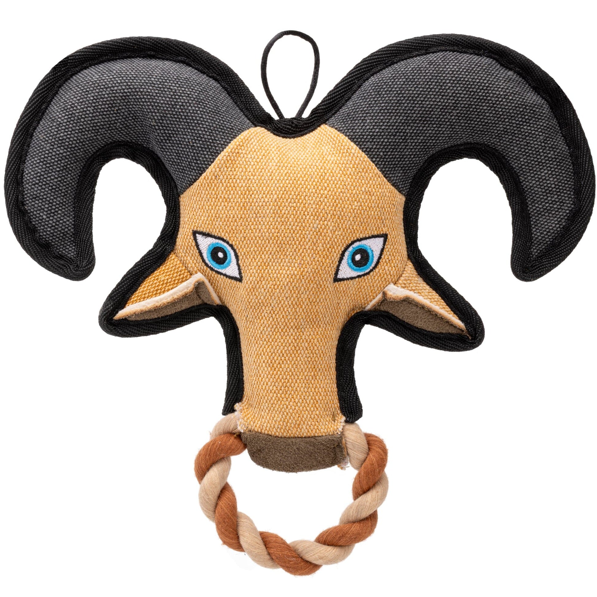 10" Nature Goat Animal Squeaky Toy Dog Toys Dogline