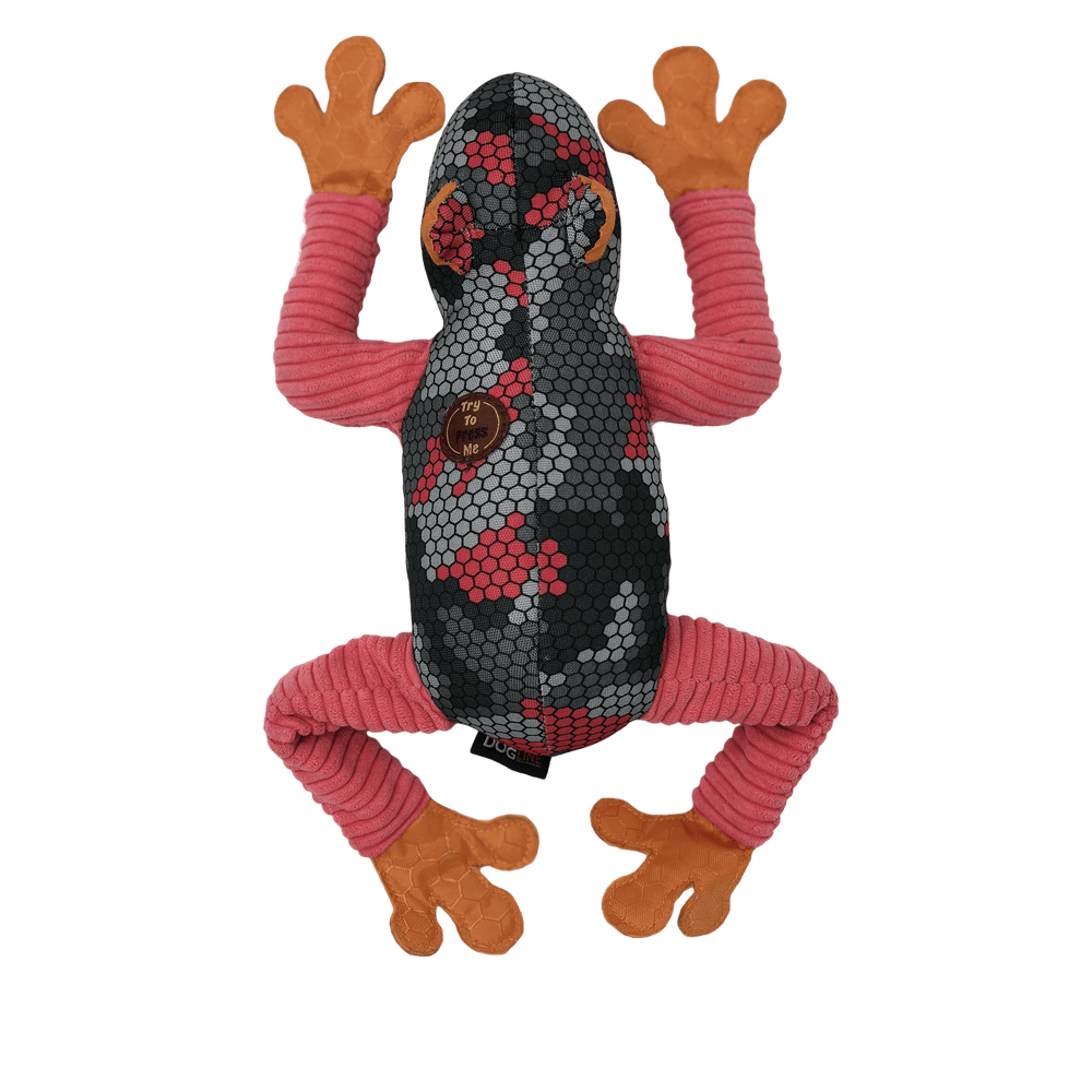 14" Frog with Moving Legs Animal Toy Dog Toys Dogline