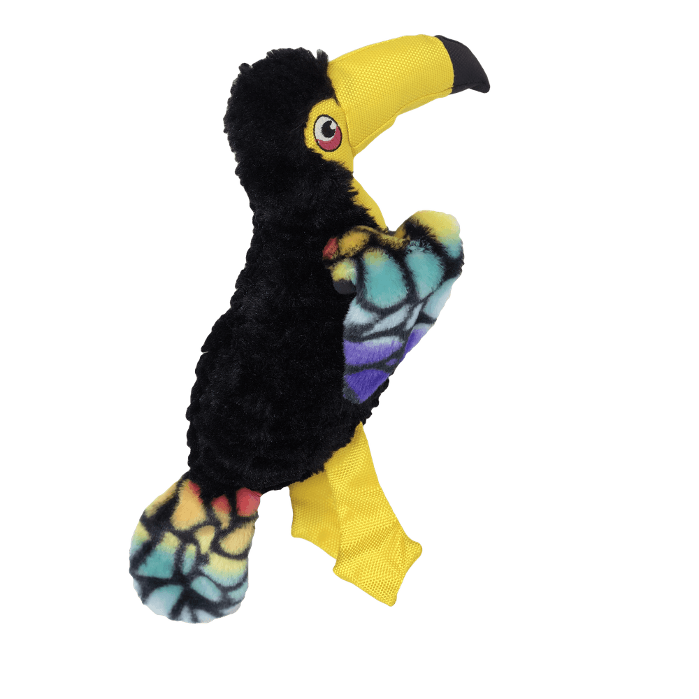 14" Toucan with Moving Wings Animal Toy Dog Toys Dogline