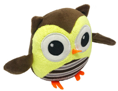 6" Owl Mini Dog Toy Dog Toys Dogline