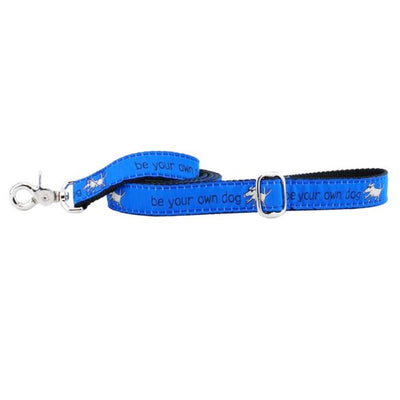 1″ Be Your Own Dog Teddy The Dog Blue Ribbon Dog Leash 2 Hounds Design